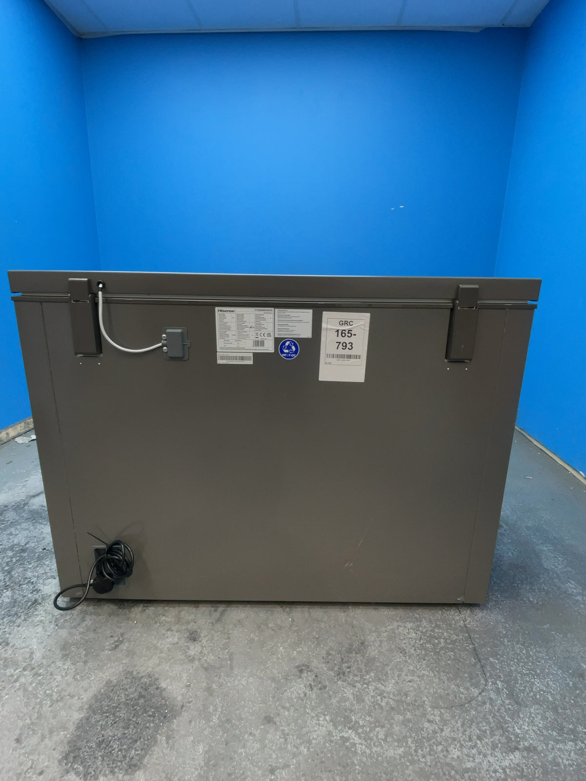 #GRC-165-793 - Hisense 277L Chest Freezer – Total No Frost, Winter Guard, Grey