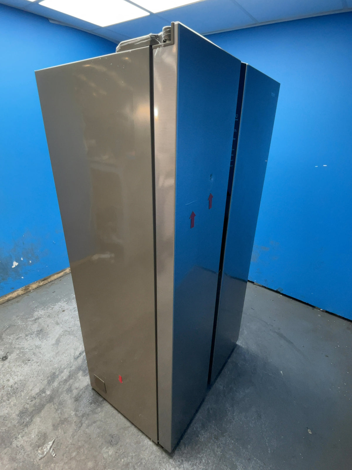 #GRC-165-798 - Haier American Style Fridge Freezer – 528L, New Gentle Silver, Total No Frost