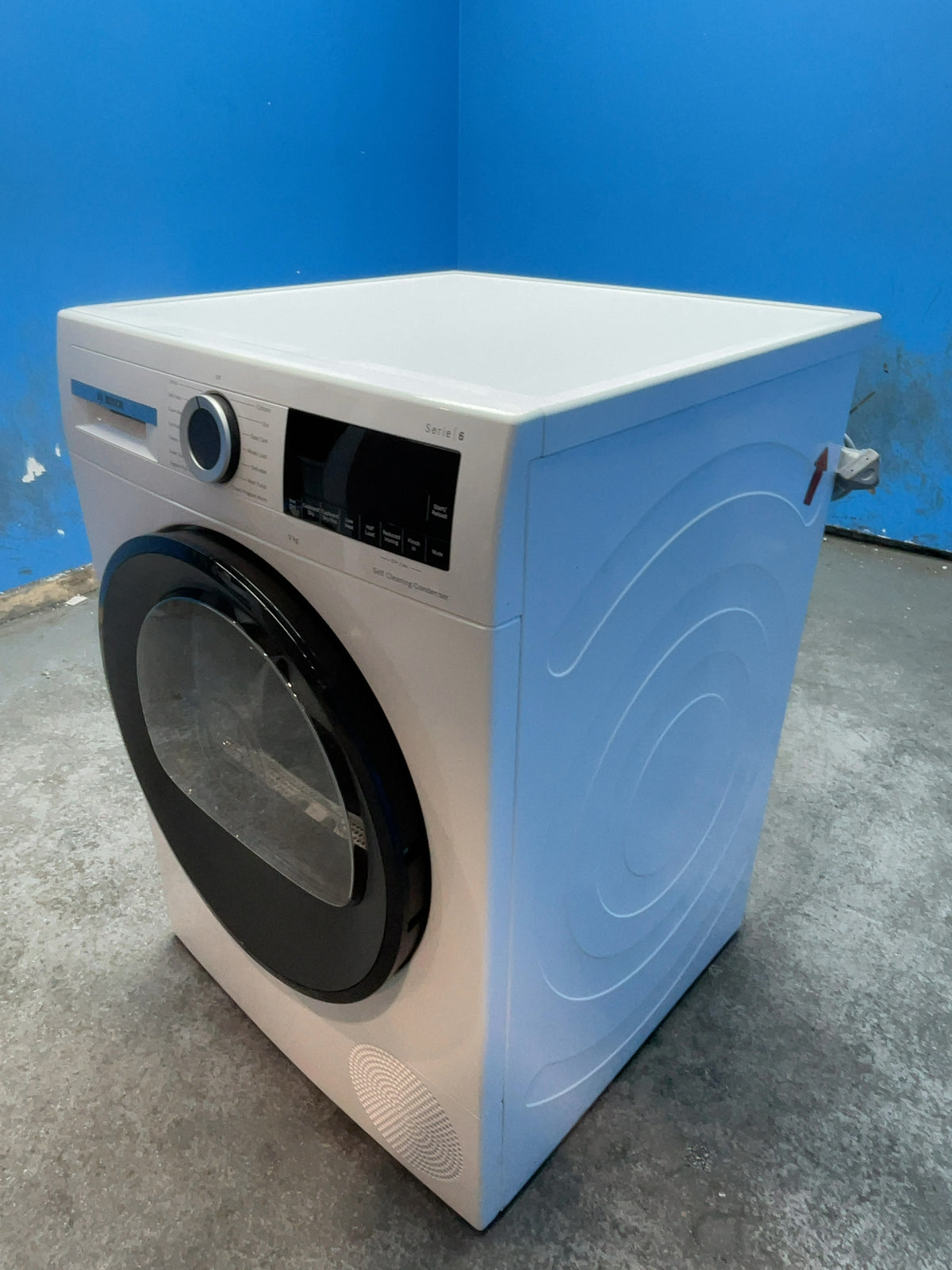 #GRC-165-832 - Bosch Serie 6 9kg Heat Pump Tumble Dryer – White, A+++ Energy Rating