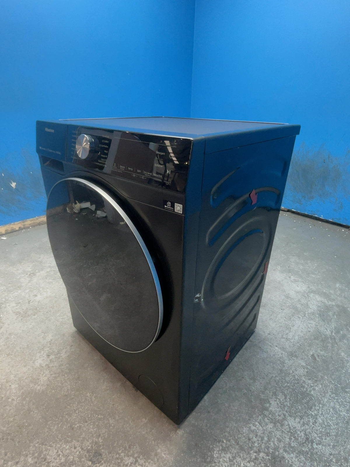 #GRC-165-836 - Hisense Washer Dryer – 10.5kg Wash, 6kg Dry, 1400rpm, WiFi Connected, Black