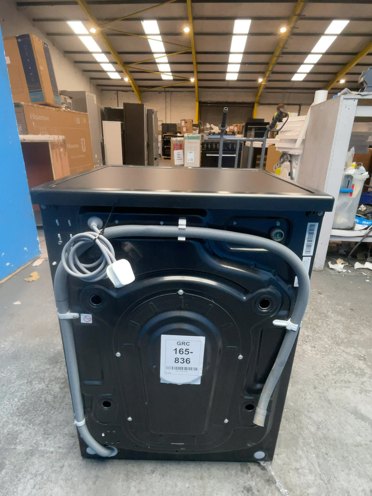 #GRC-165-836 - Hisense Washer Dryer – 10.5kg Wash, 6kg Dry, 1400rpm, WiFi Connected, Black