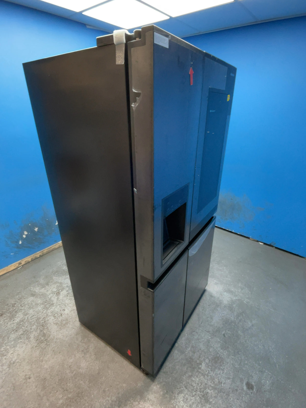 #GRC-165-851 - Hisense American Style Fridge Freezer – 614L, Black Steel, Total No Frost