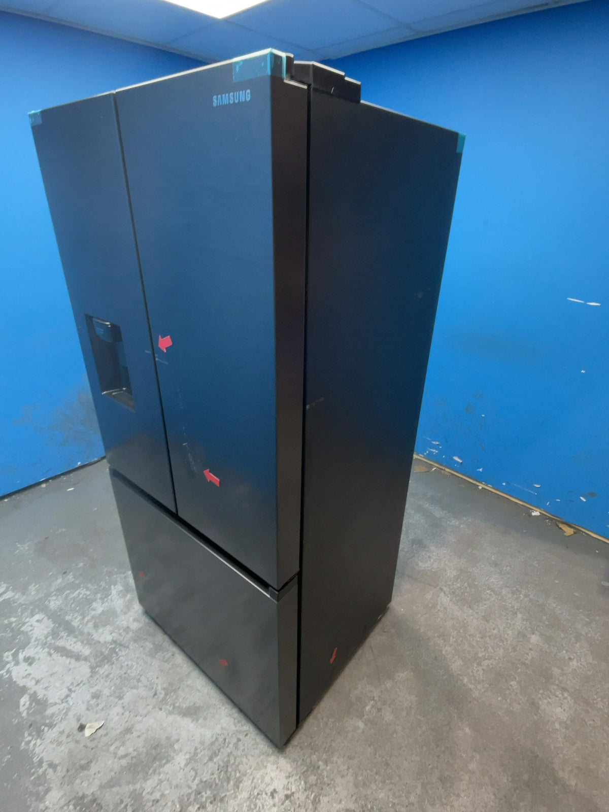 #GRC-165-855 - Samsung 81.7cm French Door Fridge Freezer – 495L, Black, Total No Frost