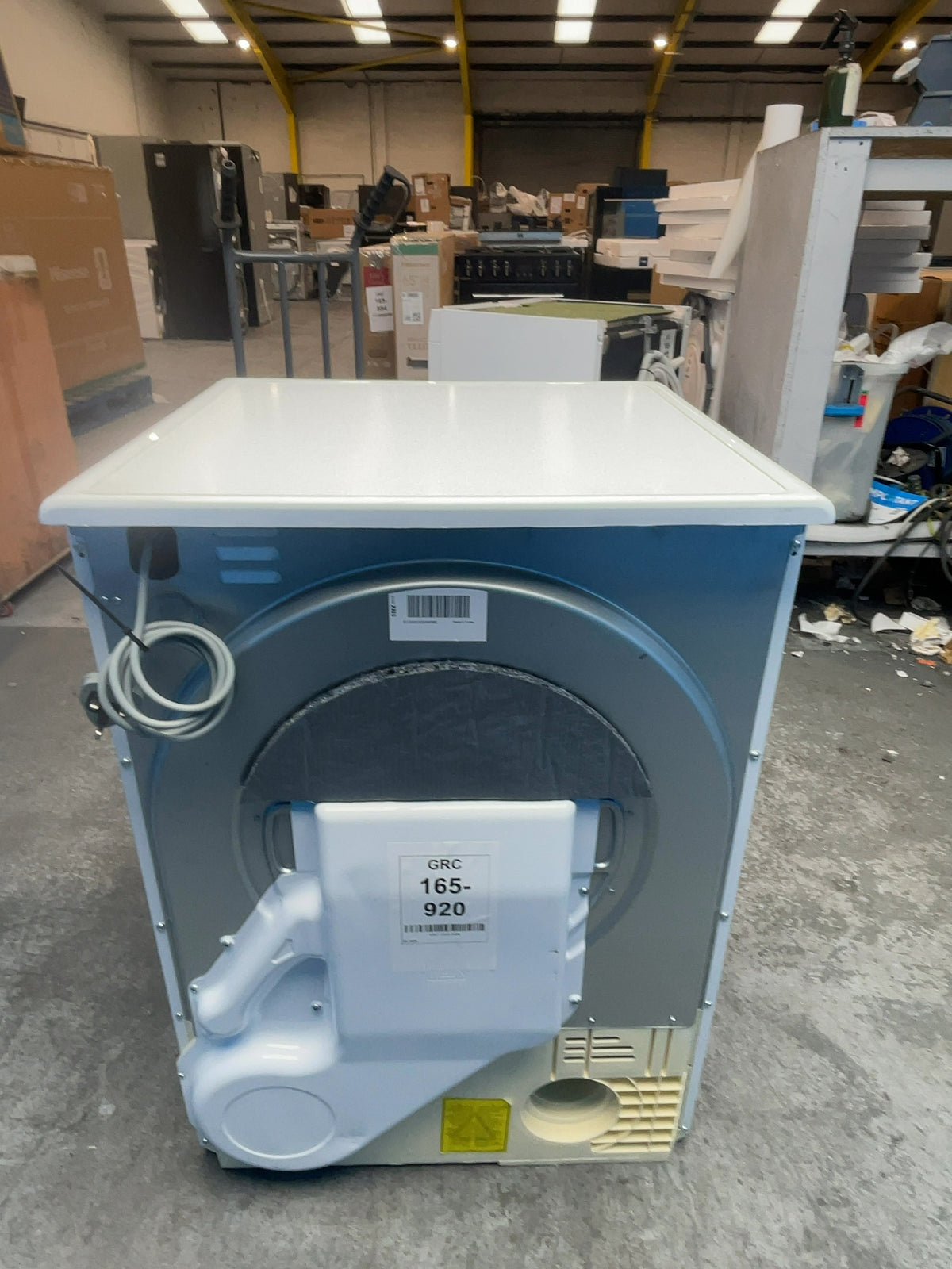 #GRC-165-920 - Hoover H-DRY 300 9kg Vented Tumble Dryer – Sensor Drying, White, C Energy Rating