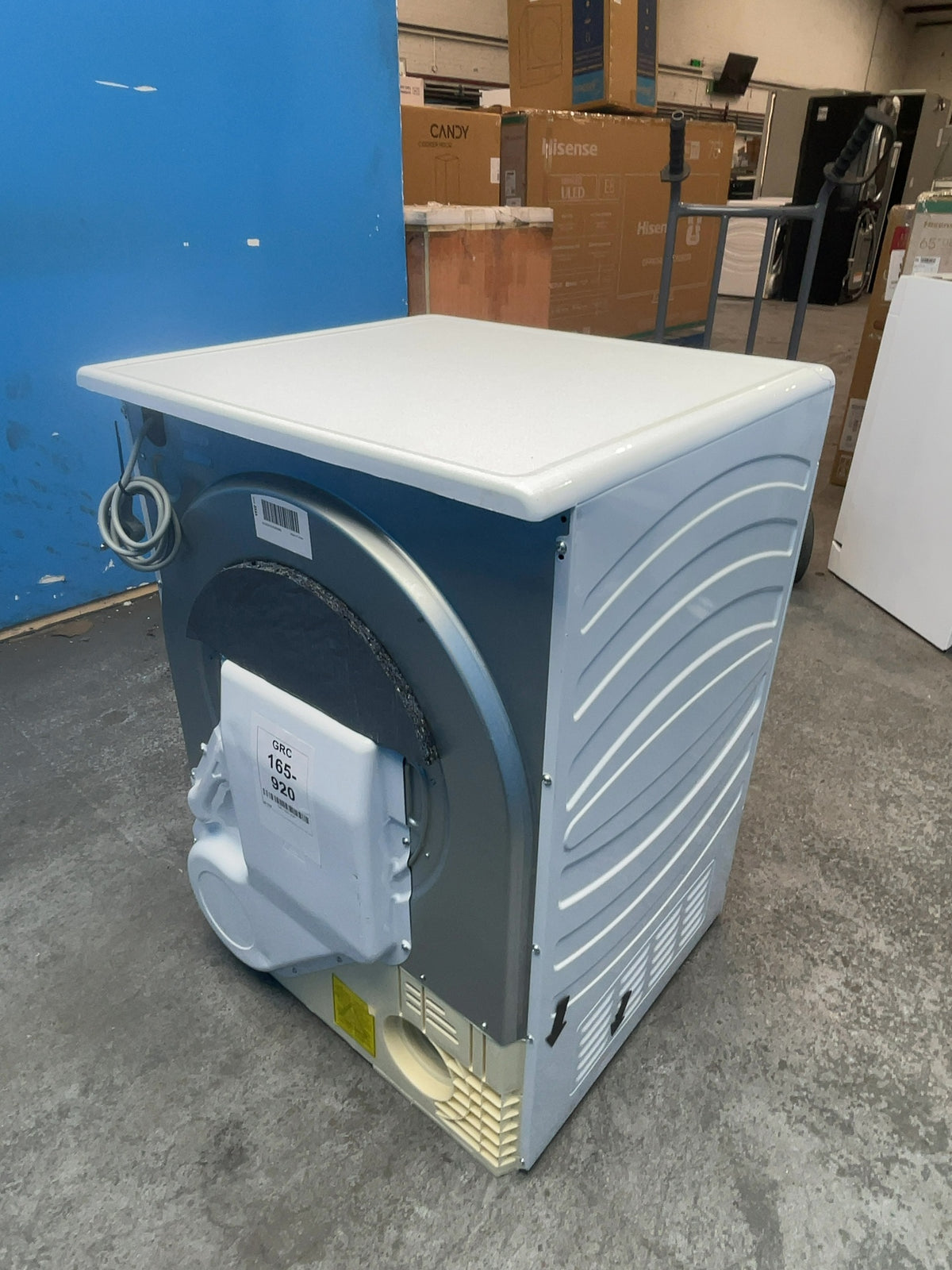 #GRC-165-920 - Hoover H-DRY 300 9kg Vented Tumble Dryer – Sensor Drying, White, C Energy Rating