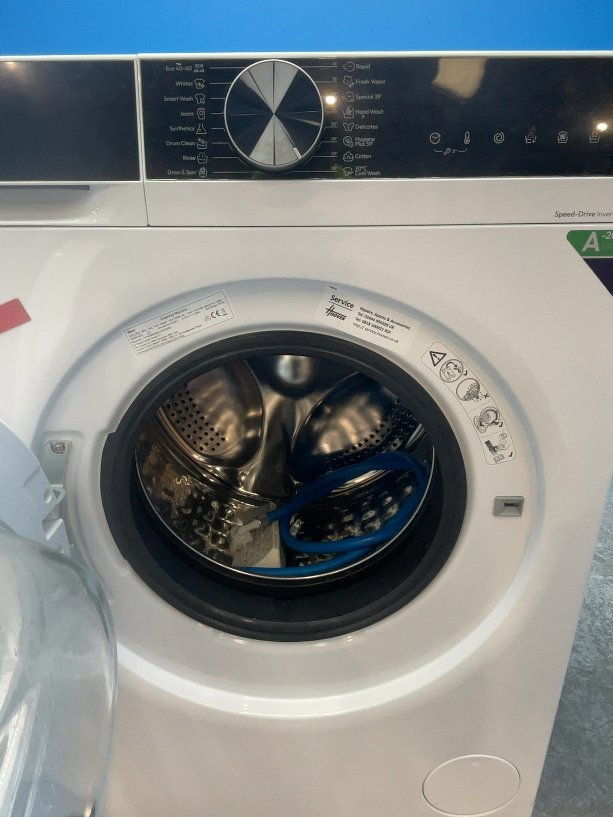 #GRC-165-921 - Hoover HGD 48S8C-80 8kg 1400rpm Washing Machine – Steam Cycle, Inverter Motor, White