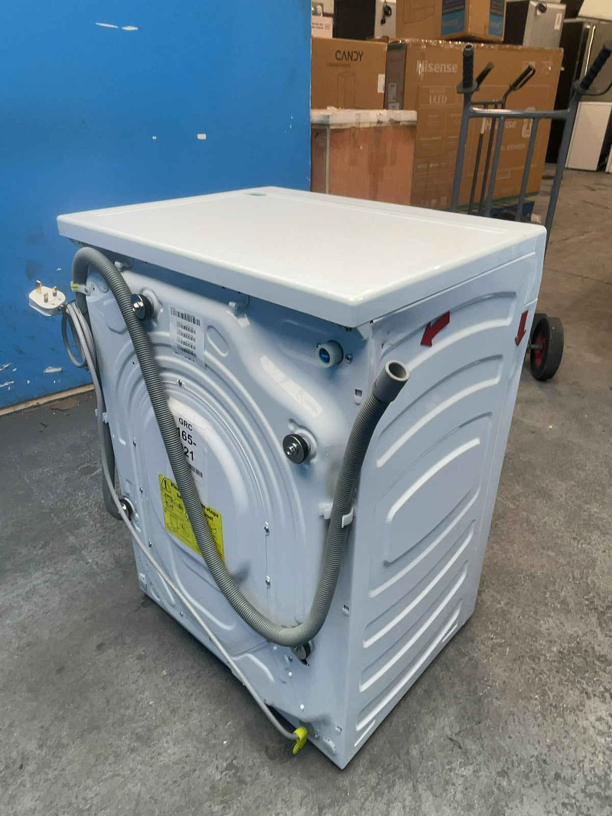 #GRC-165-921 - Hoover HGD 48S8C-80 8kg 1400rpm Washing Machine – Steam Cycle, Inverter Motor, White