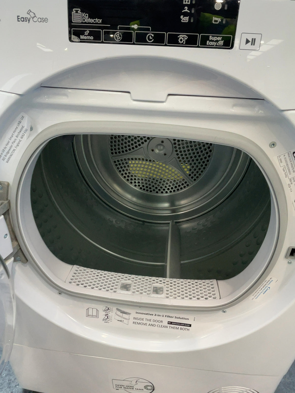 #GRC-165-948 - Candy Smart Pro 9kg Heat Pump Tumble Dryer – White, A++ Energy Rating