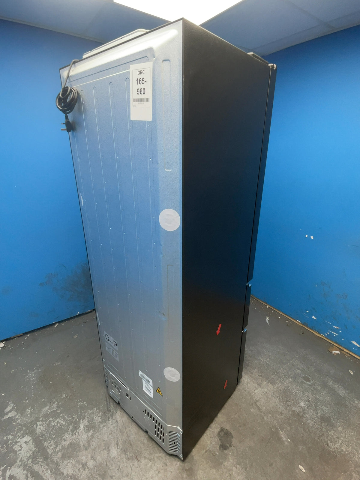 #GRC-165-960 - Haier 70cm French Door Fridge Freezer – 446L, Black, Total No Frost