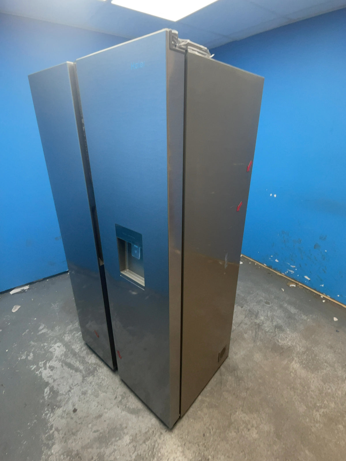 #GRC-165-963 - Haier American Side by Side Fridge Freezer – 521L Capacity, Non-Plumbed Water Dispenser, Total No Frost