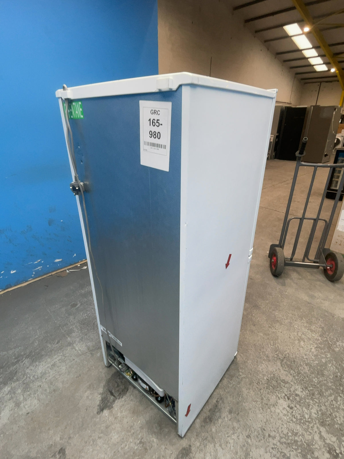 #GRC-165-980 - Hoover 55cm Fridge Freezer – 185L, White, Manual Defrost