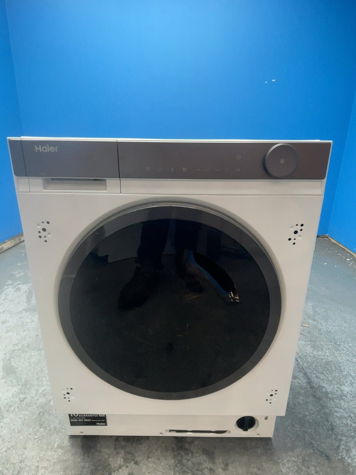 #GRC-165-989 - Haier 10kg 1400rpm Integrated Washing Machine – Inverter BPM, White