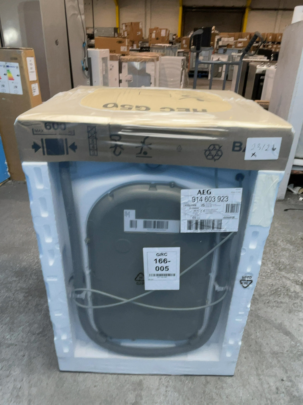 #GRC-166-005 - AEG 7kg/4kg ProSense Washer Dryer – 1600 Spin, AutoSense, White