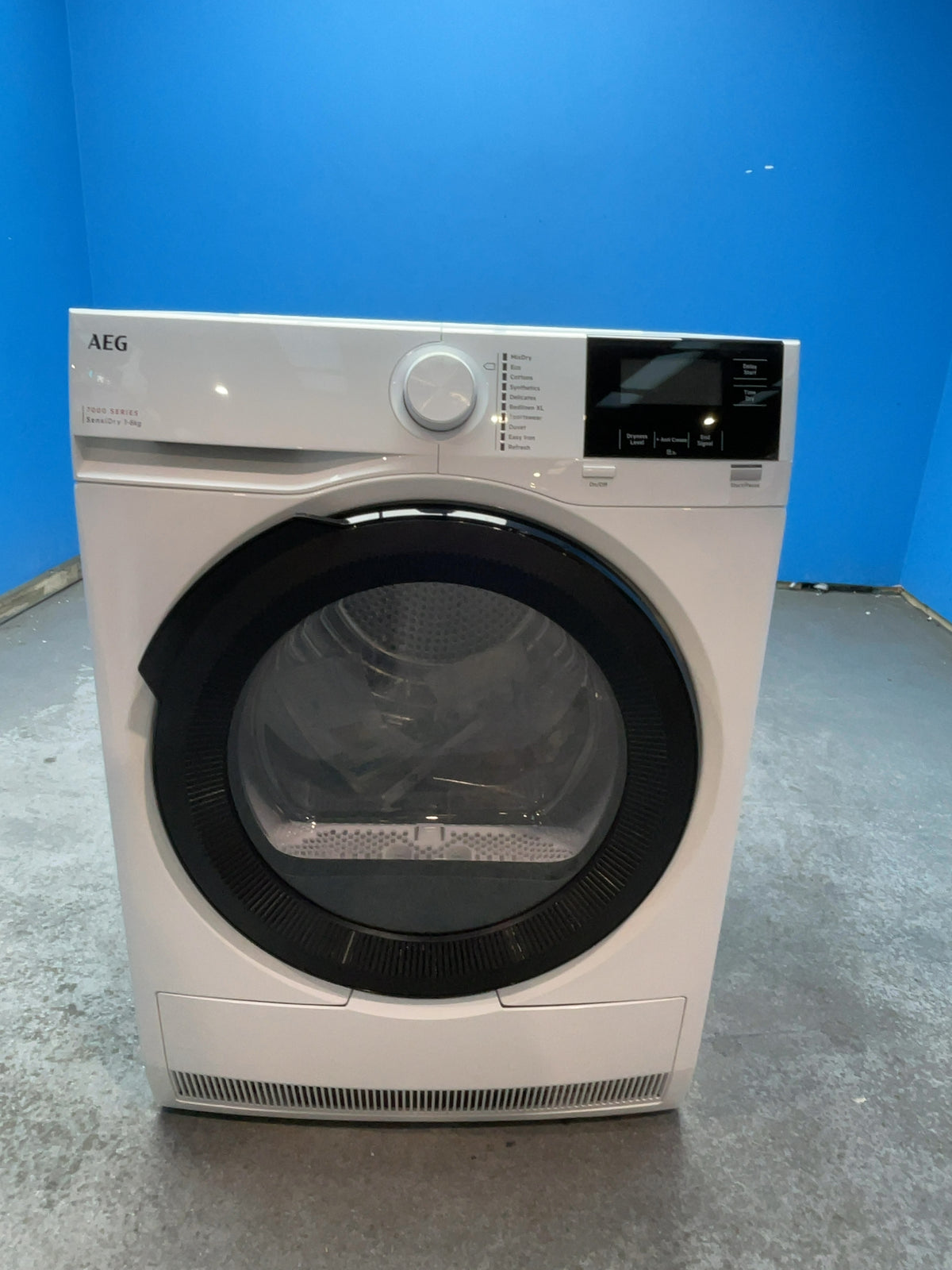 #GRC-166-018 - AEG 7000 Series 8kg Heat Pump Tumble Dryer – White, A++ Energy Rating