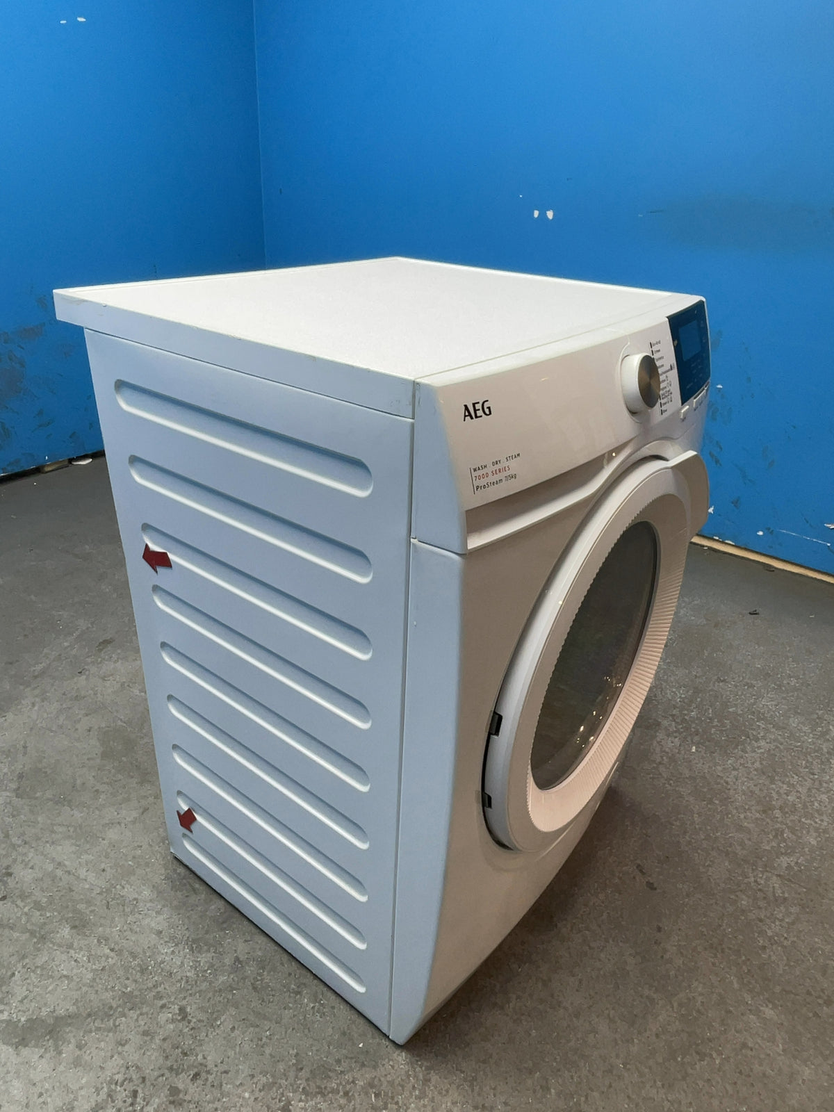 #GRC-166-082 - AEG Washer Dryer – 7kg Wash, 5kg Dry, 1400rpm, White, Steam Function