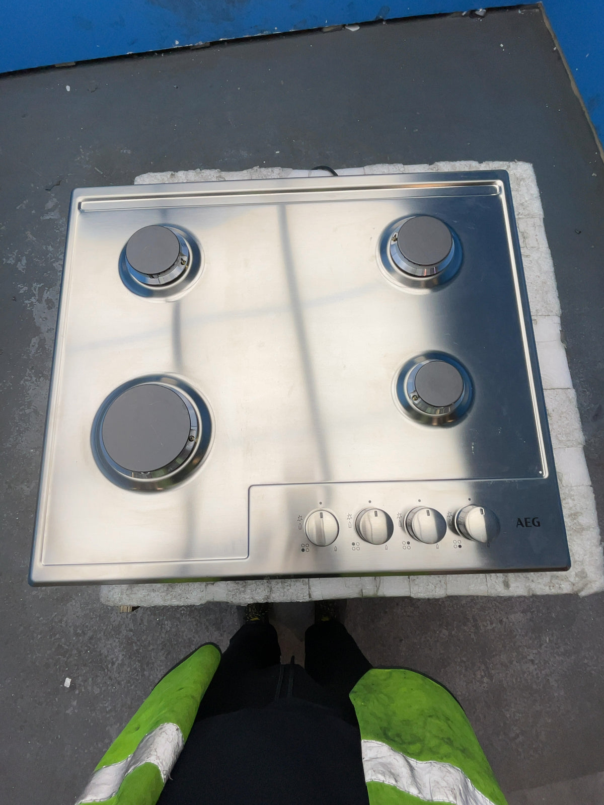 #GRC-166-096 - AEG 3000 Series 60cm Gas Hob – 4 Burners, Slimline Design, SpeedBurn Tech
