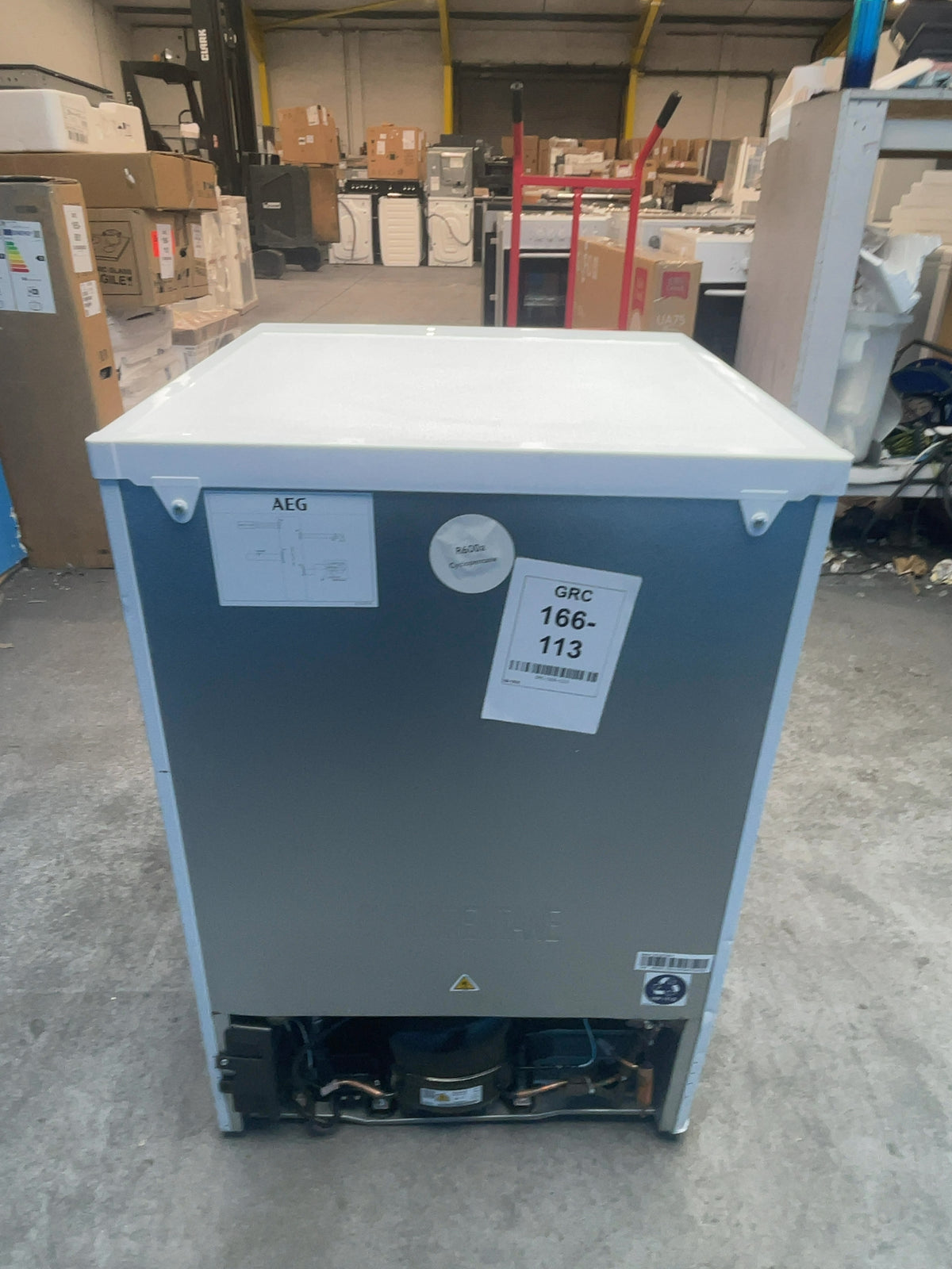 #GRC-166-113 - AEG 6000 Series 56cm Freestanding Under Counter Freezer – 85L, LowFrost, Frostmatic Fast Freeze