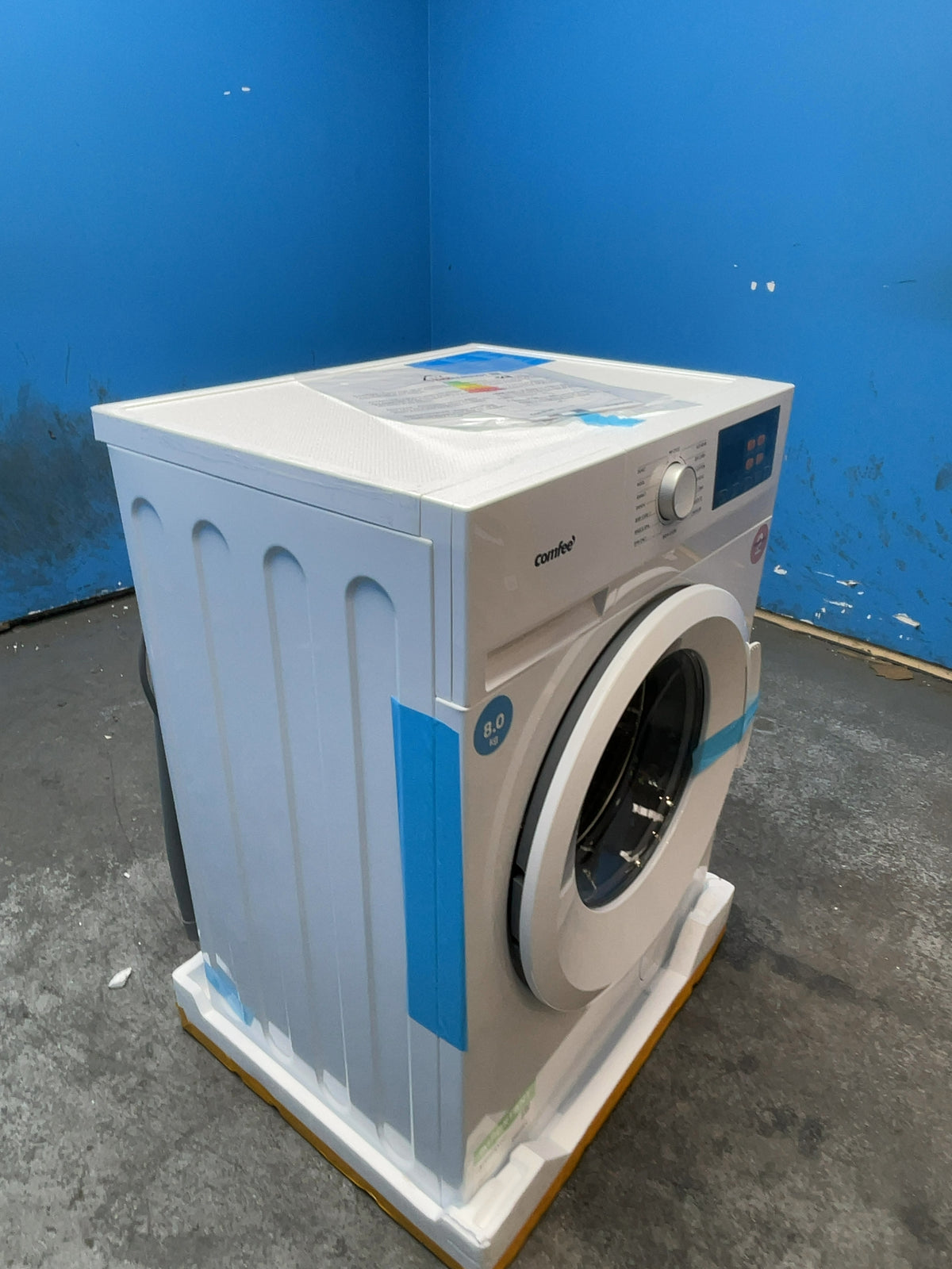 #GRC-166-157 - Comfee 8kg 1400rpm Washing Machine – Steam Clean, 15 Programmes & Delay Start