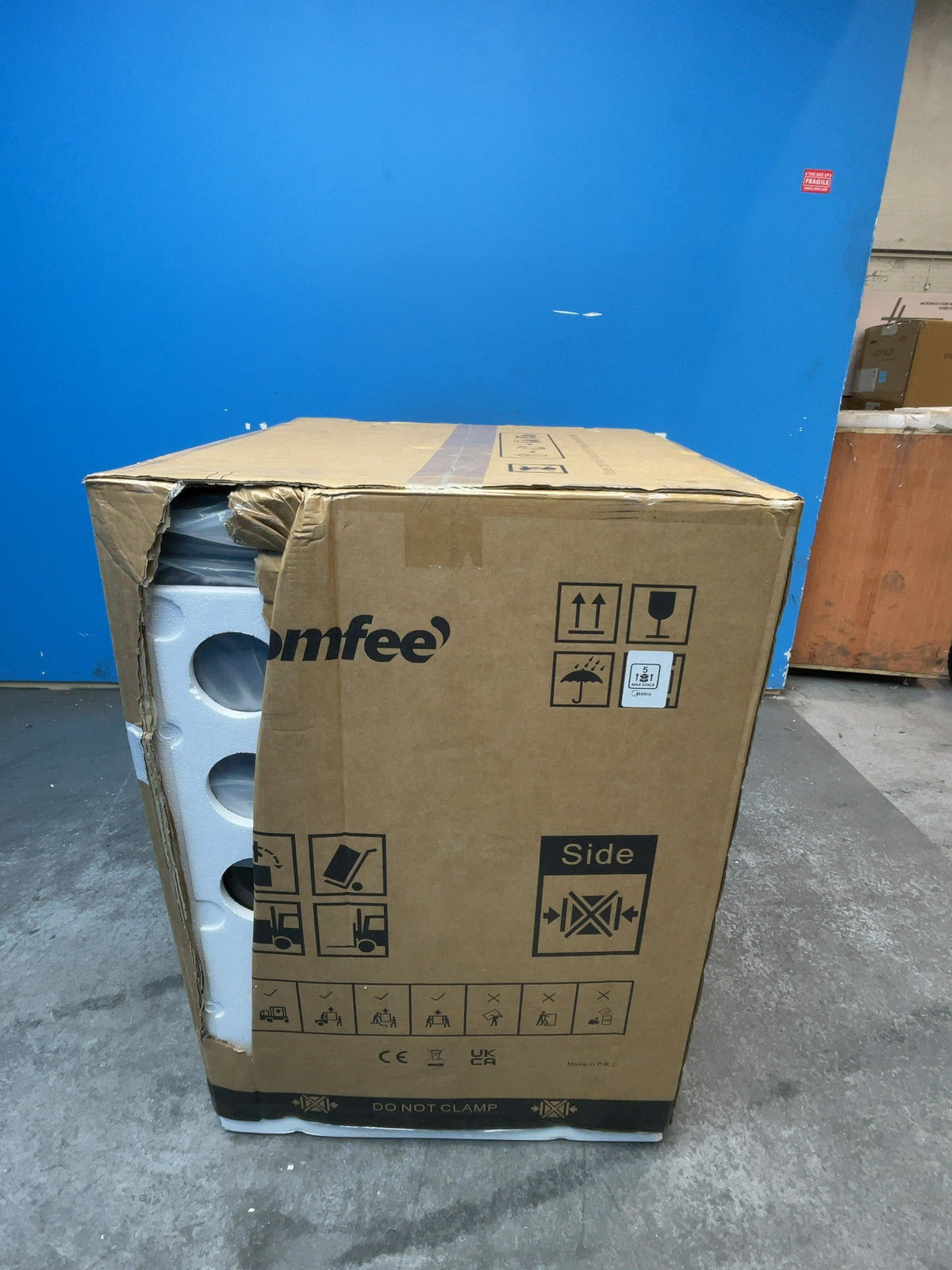 #GRC-166-162 - Comfee Full Size Freestanding Dishwasher – 12 Place Settings, 30 Min Rapid Wash, Hygiene 72°C Cycle, Black