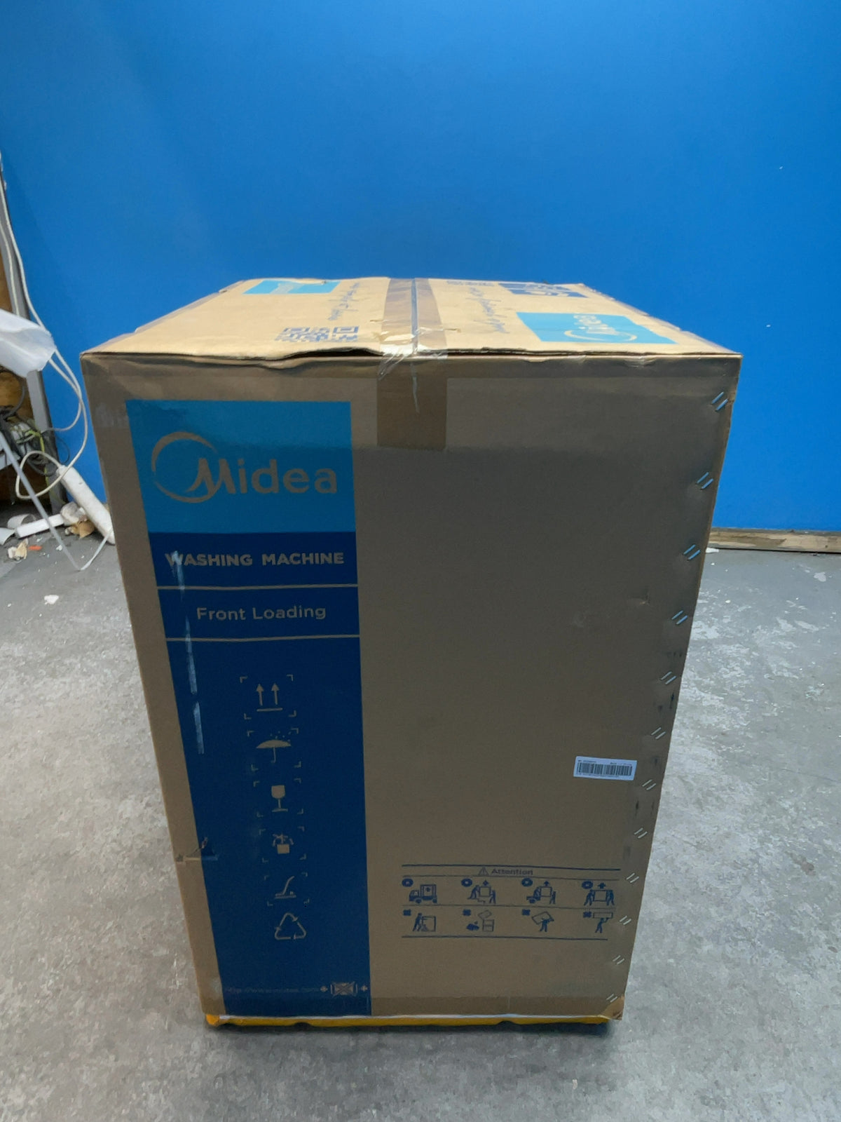 #GRC-166-172 - Midea 8kg 1400rpm Washing Machine – Smart WiFi, Digital Inverter, White