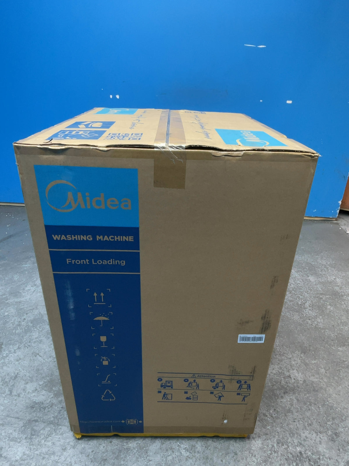 #GRC-166-172 - Midea 8kg 1400rpm Washing Machine – Smart WiFi, Digital Inverter, White