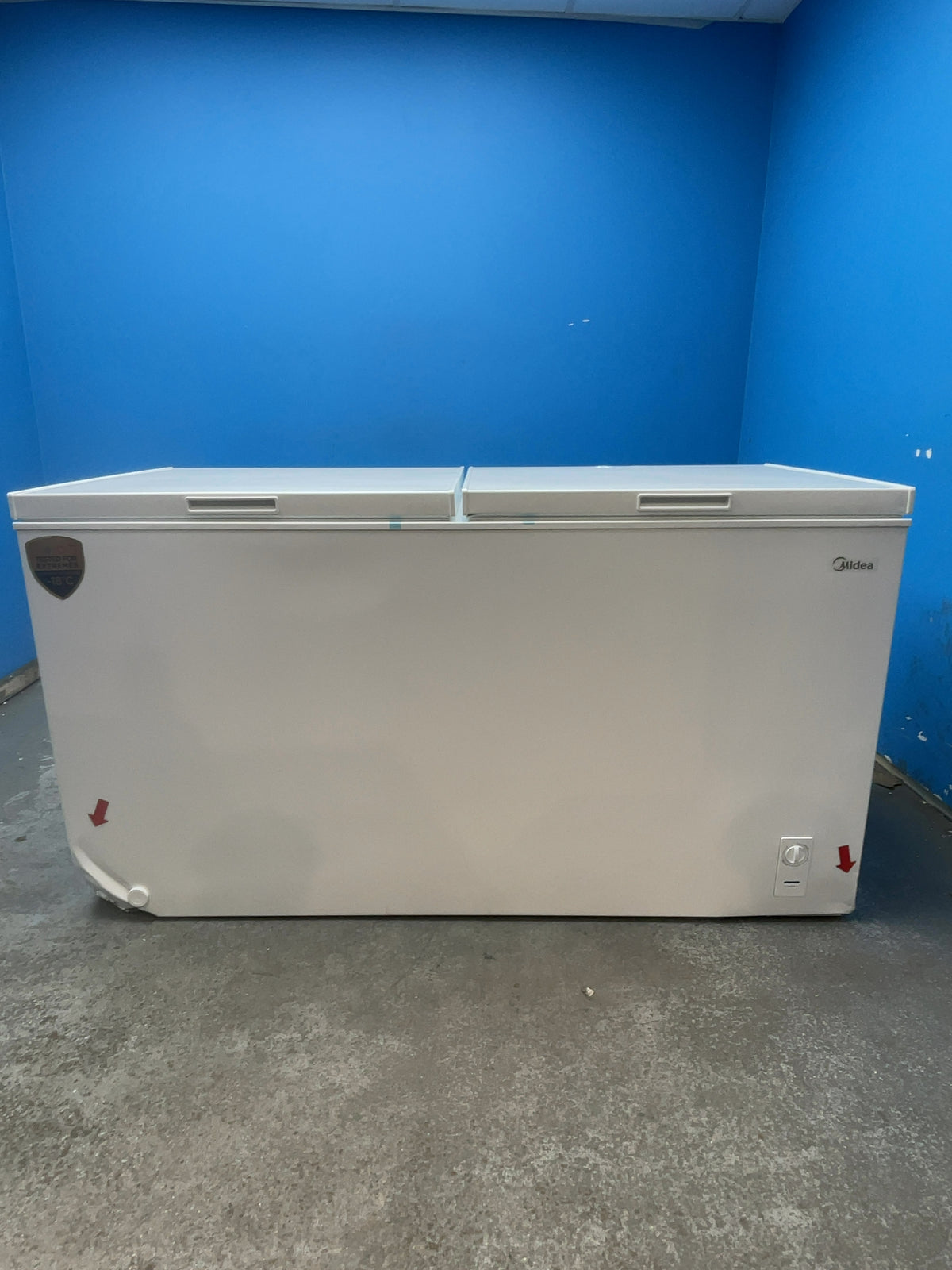 #GRC-166-173 - Midea 508L Chest Freezer – Convertible Fridge/Freezer, White