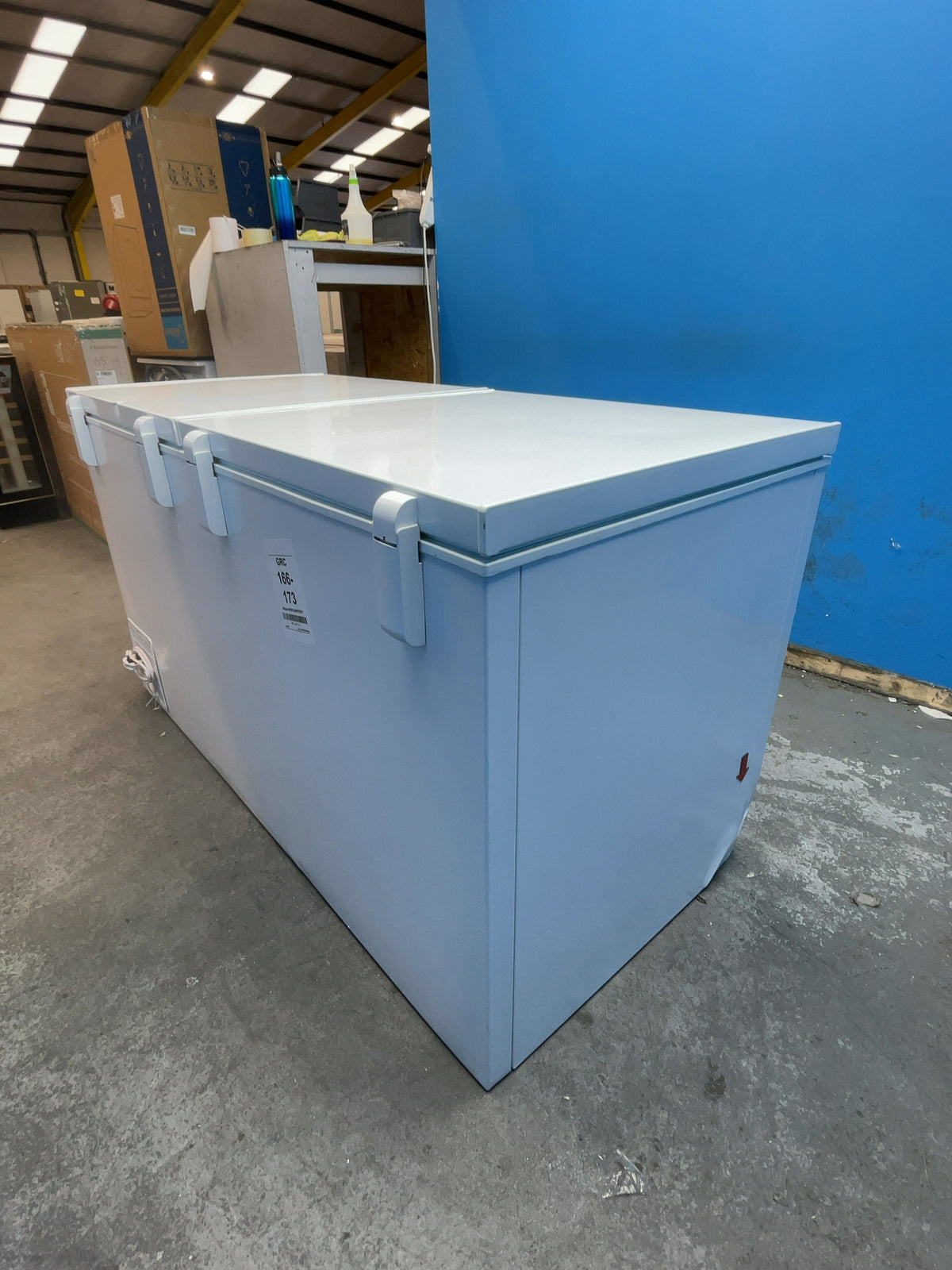 #GRC-166-173 - Midea 508L Chest Freezer – Convertible Fridge/Freezer, White