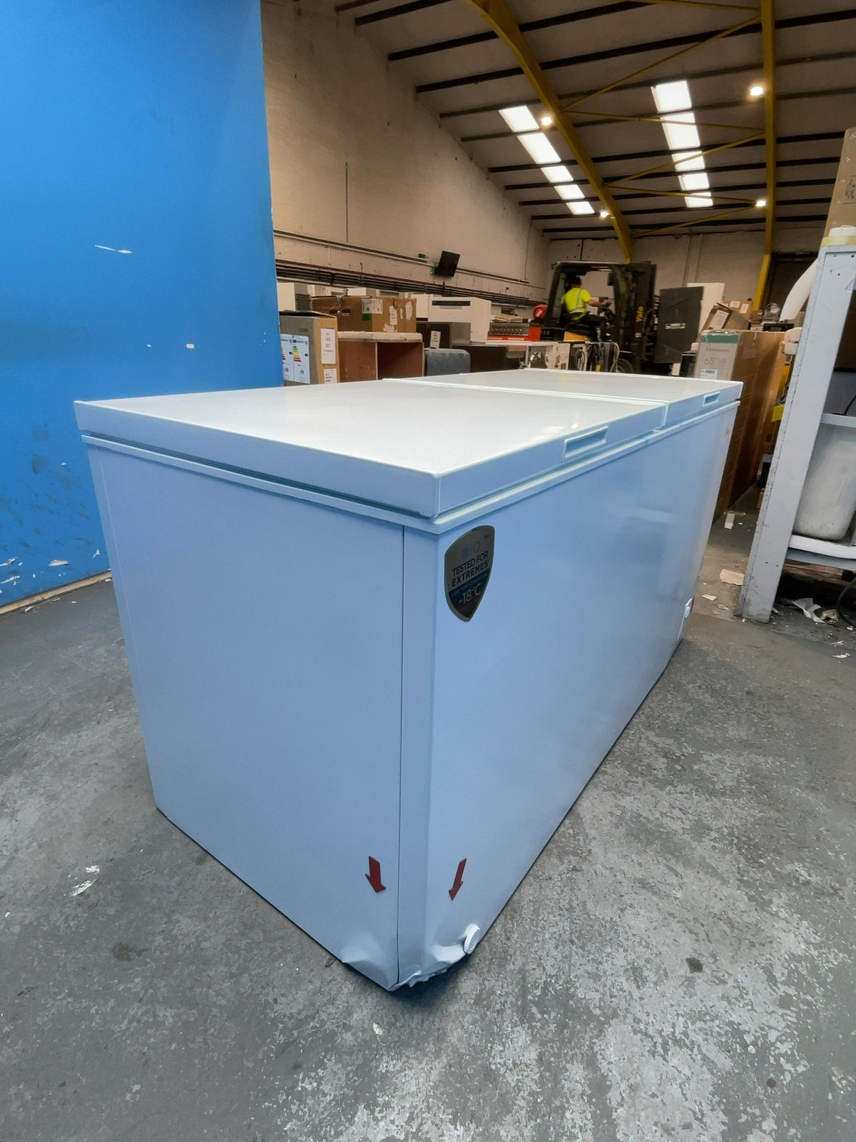 #GRC-166-173 - Midea 508L Chest Freezer – Convertible Fridge/Freezer, White