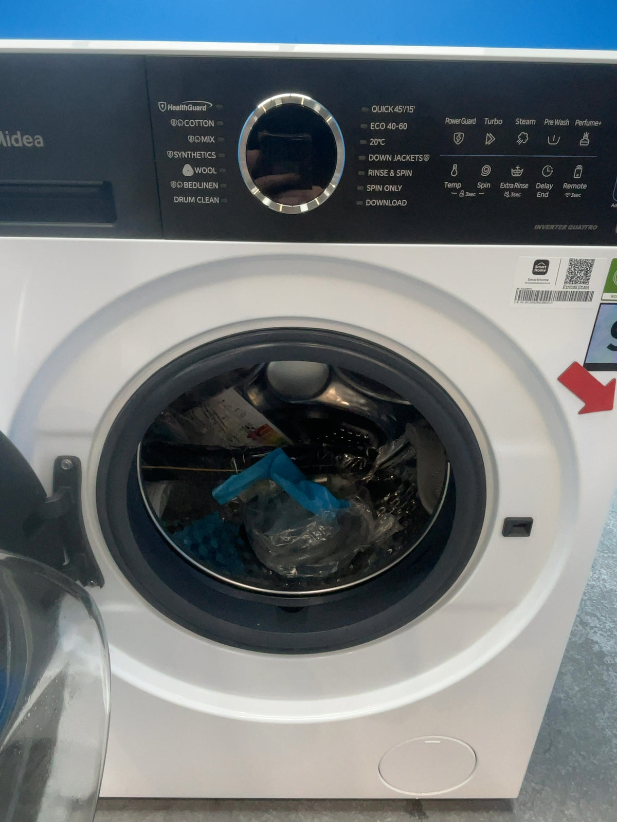 #GRC-166-178 - Midea 9kg 1400rpm Washing Machine – Smart WiFi & Steam Care