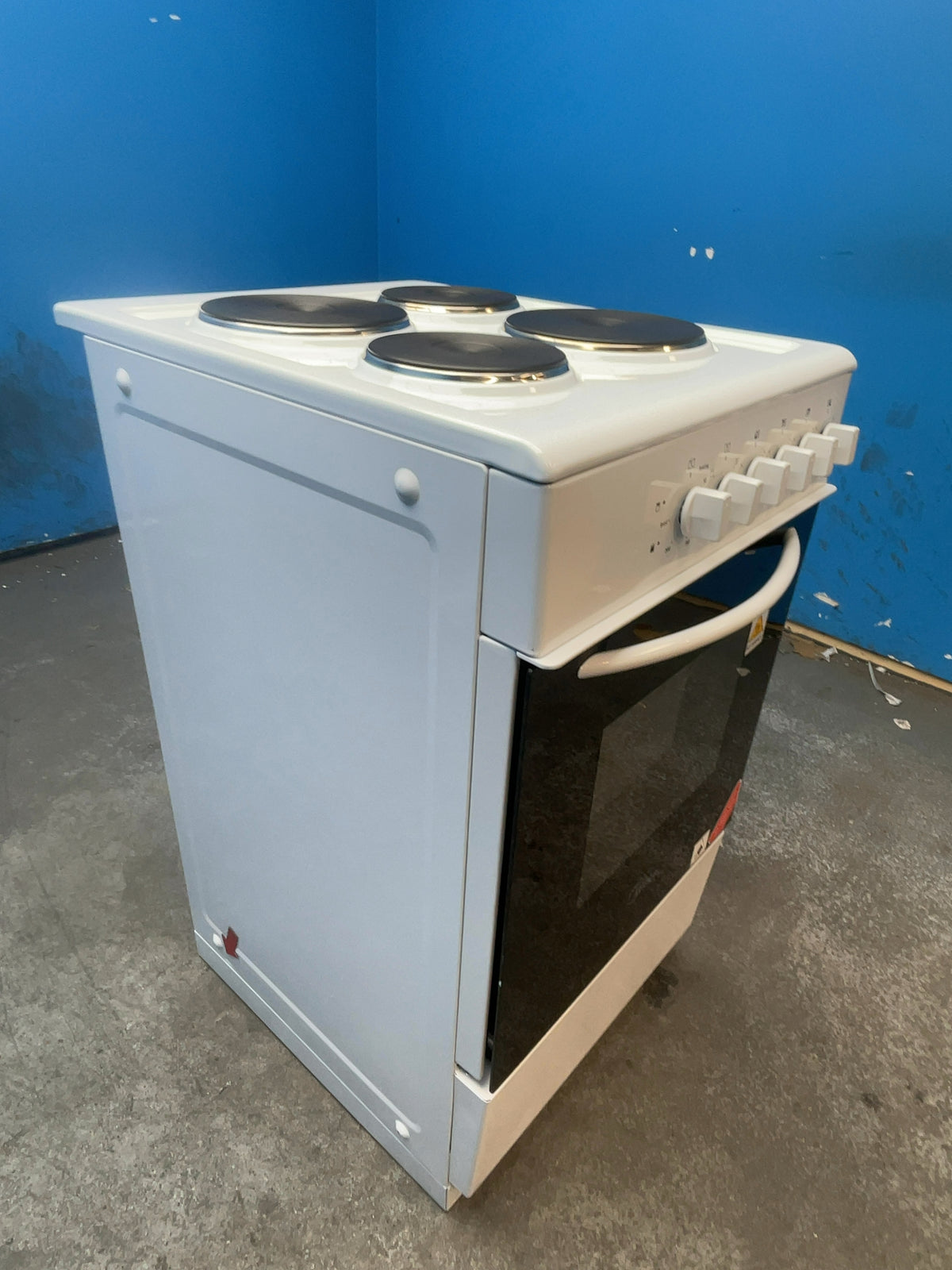 #GRC-166-179 - Midea 50cm Electric Cooker – Solid Plate Hob, Integrated Grill, White