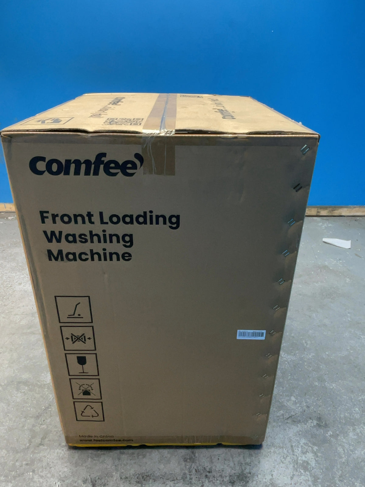 #GRC-166-194 - Comfee 8kg 1400rpm Washing Machine – Steam Wash, Slim 48cm Depth, White
