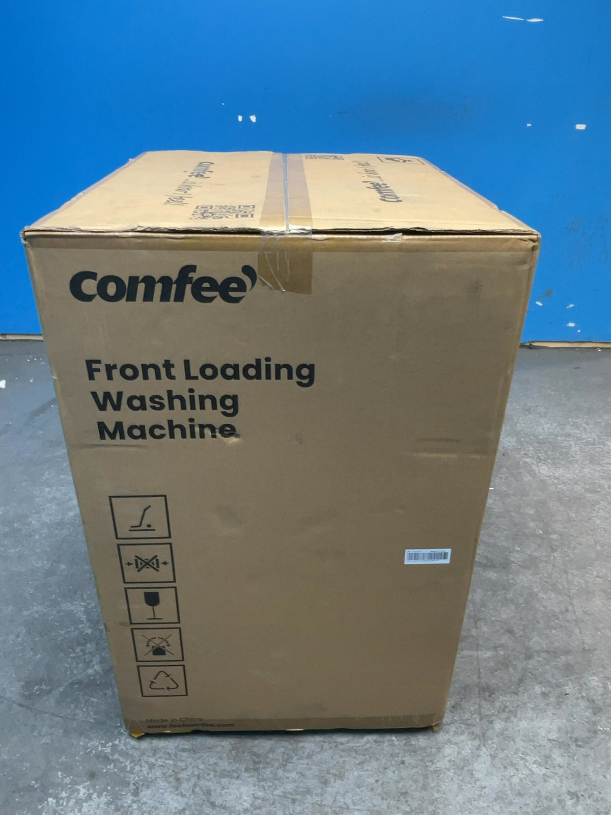 #GRC-166-194 - Comfee 8kg 1400rpm Washing Machine – Steam Wash, Slim 48cm Depth, White