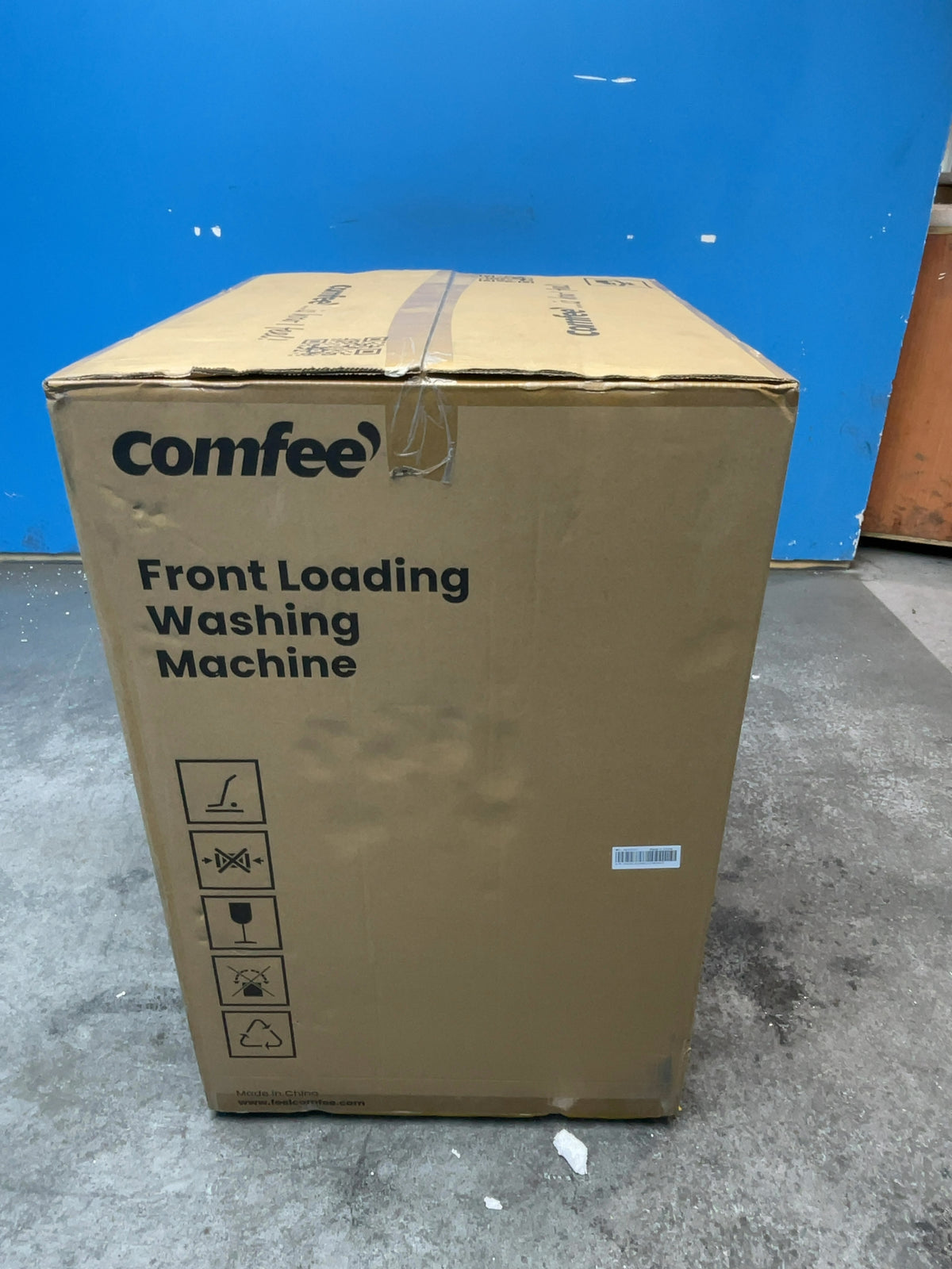 #GRC-166-195 - Comfee 8kg 1400rpm Washing Machine – Steam Wash, Slim 48cm Depth, White