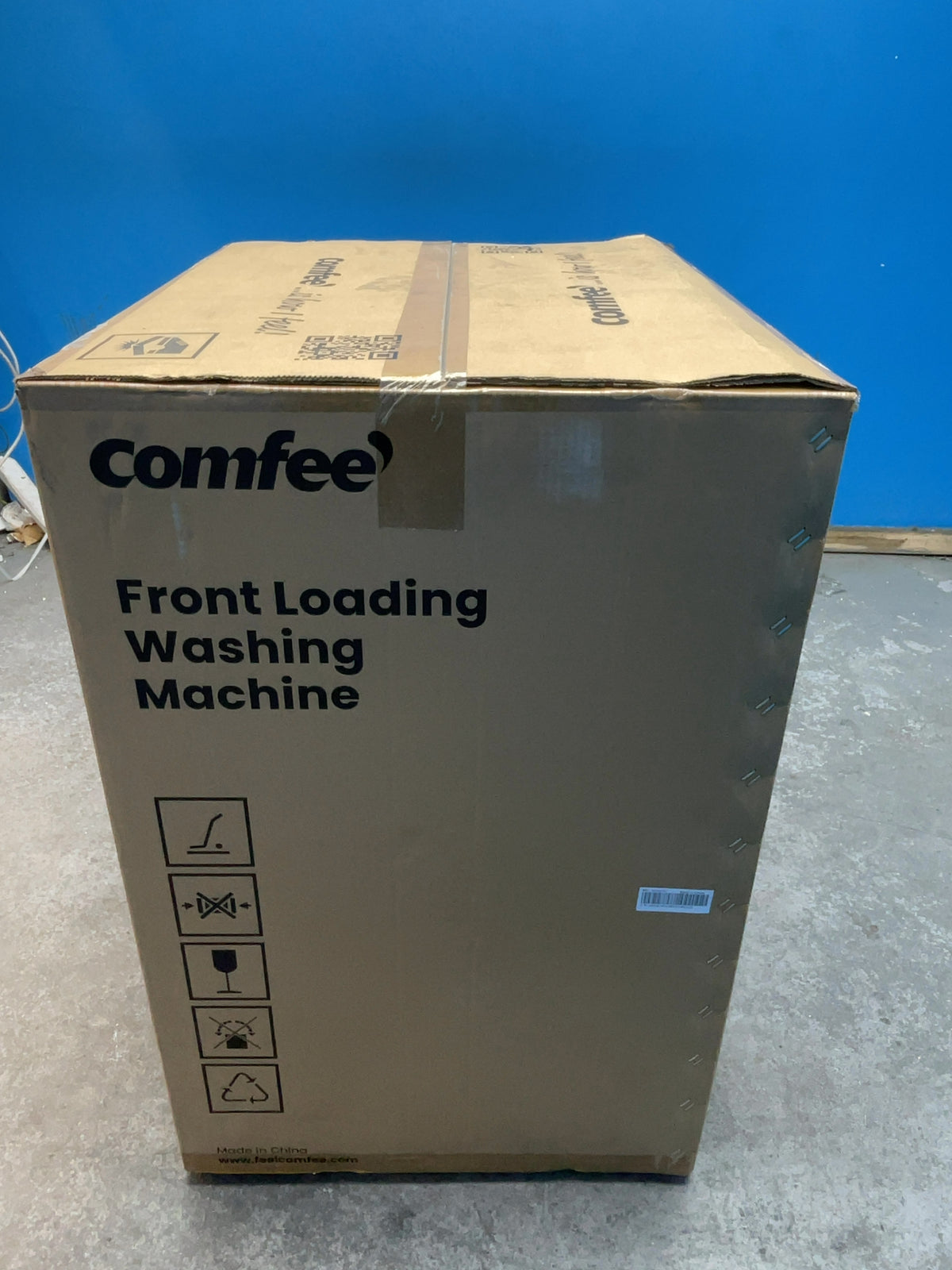 #GRC-166-196 - Comfee 8kg 1400rpm Washing Machine – Steam Wash, Slim 48cm Depth, White