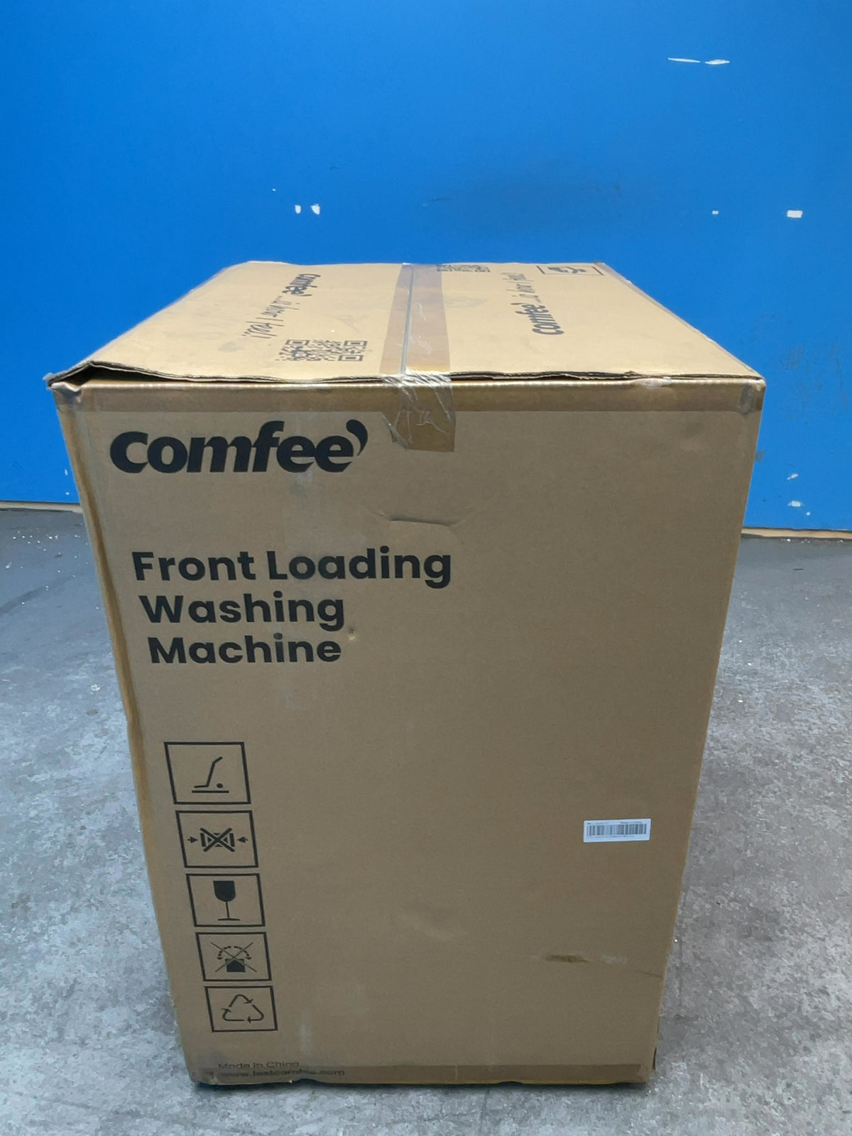 #GRC-166-196 - Comfee 8kg 1400rpm Washing Machine – Steam Wash, Slim 48cm Depth, White