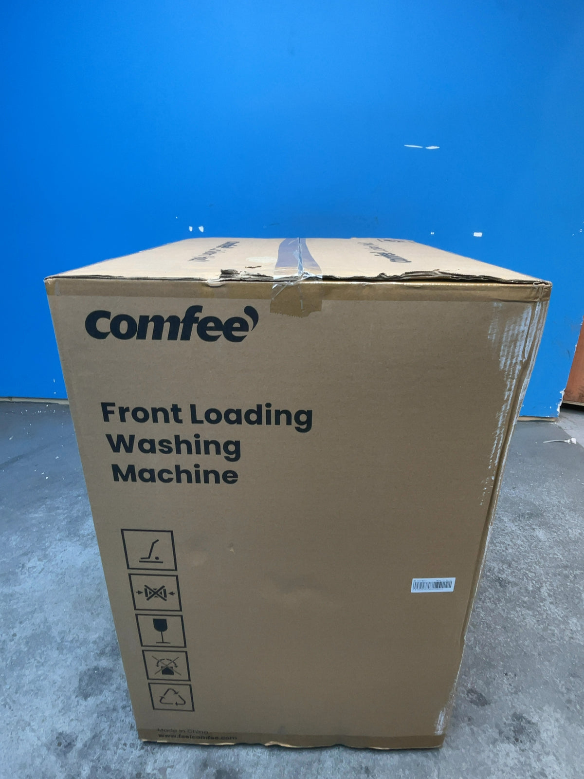 #GRC-166-198 - Comfee 9kg 1400rpm Washing Machine – Steam Care, BLDC Inverter Motor, Slim 50cm Depth, White