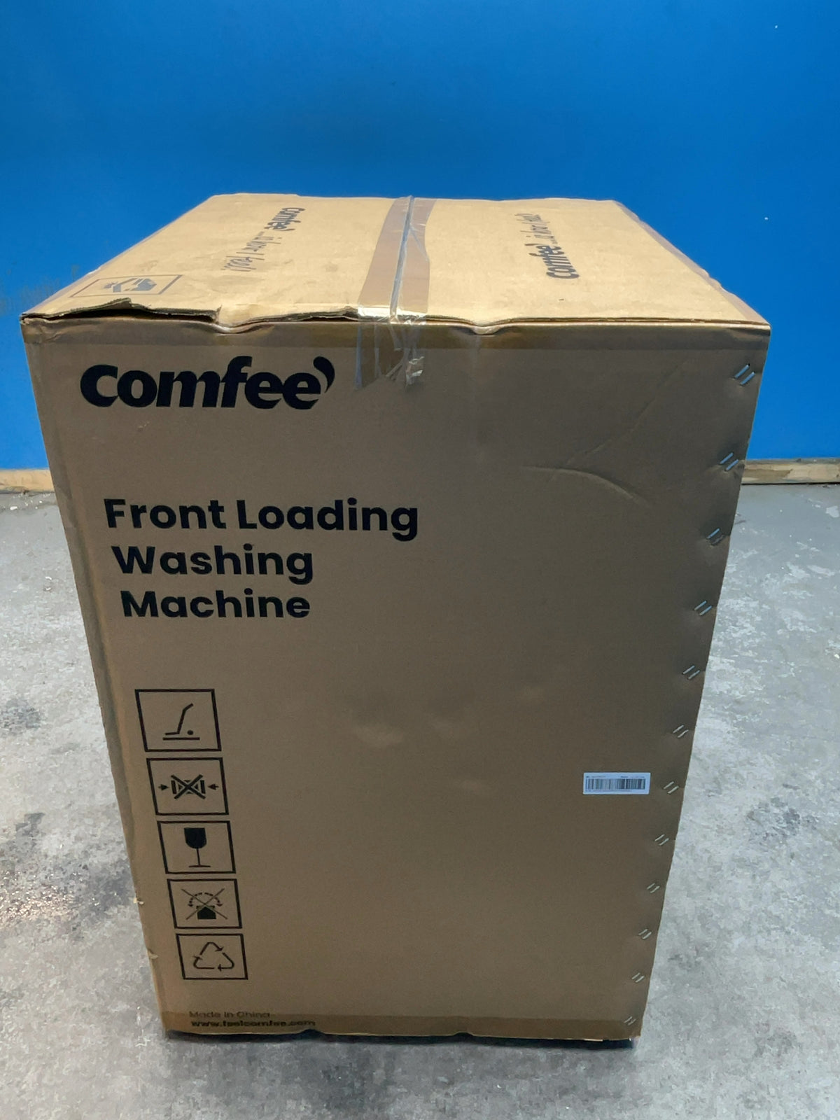#GRC-166-200 - Comfee 9kg 1400rpm Washing Machine – Steam Care, BLDC Inverter Motor, Slim 50cm Depth, White