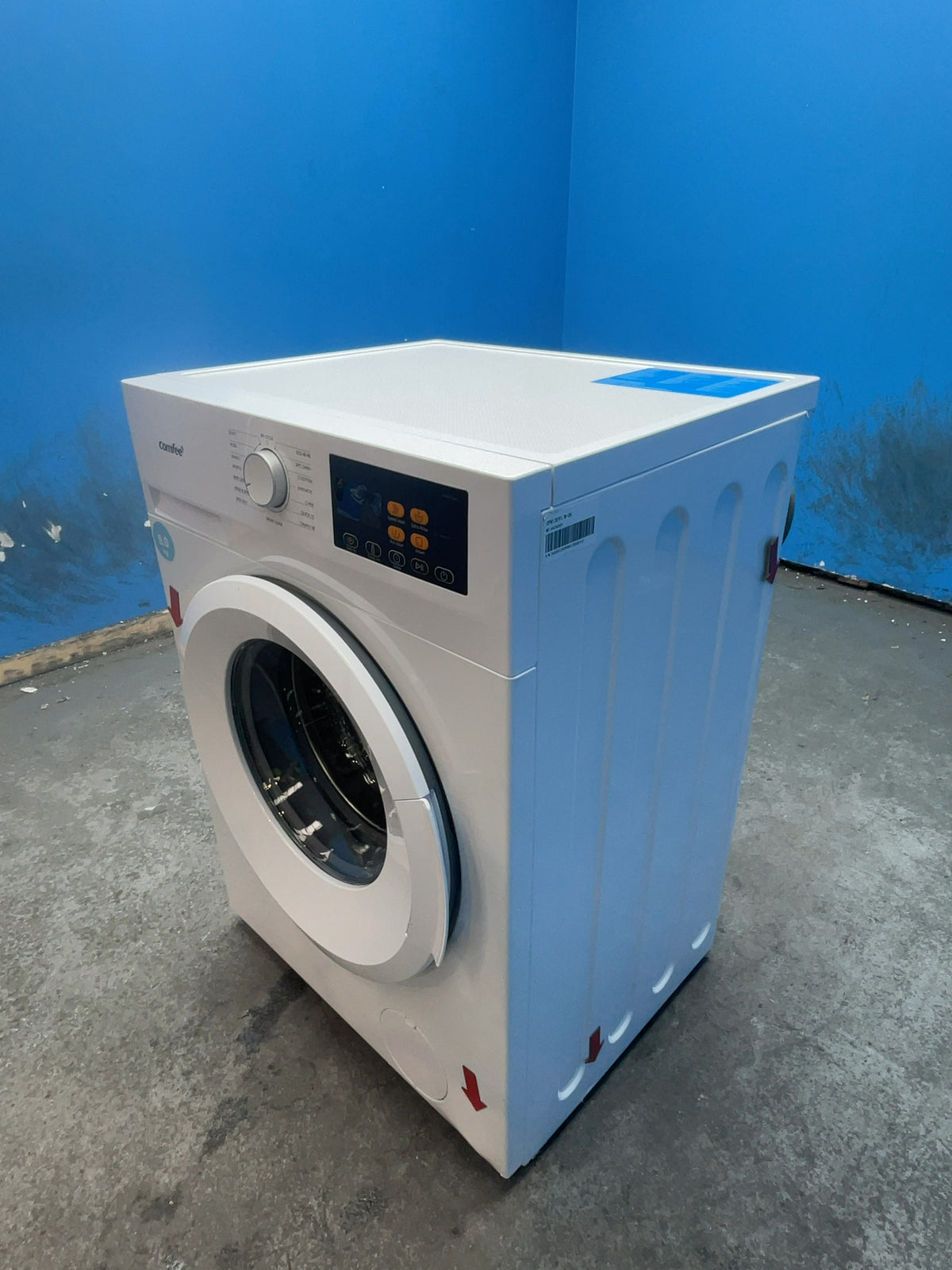 #GRC-166-208 - Comfee 9kg 1400rpm Freestanding Washing Machine – 15 Programmes, Quick Wash, White