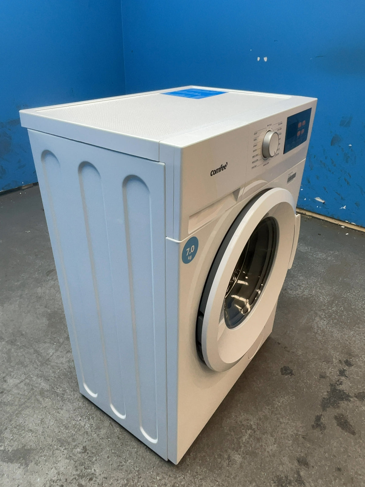 #GRC-166-224 - Comfee 7kg 1200rpm Washing Machine – Steam Wash & 15 Min Quick Cycle, White