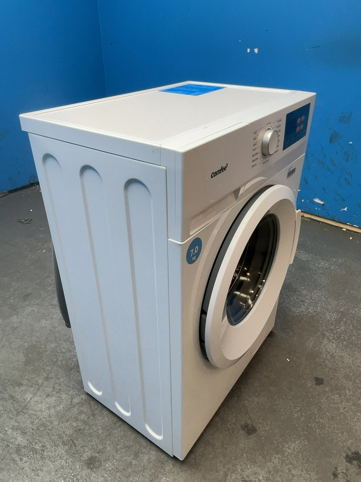 #GRC-166-229 - Comfee 7kg 1200rpm Washing Machine – Steam Wash & 15 Min Quick Cycle, White