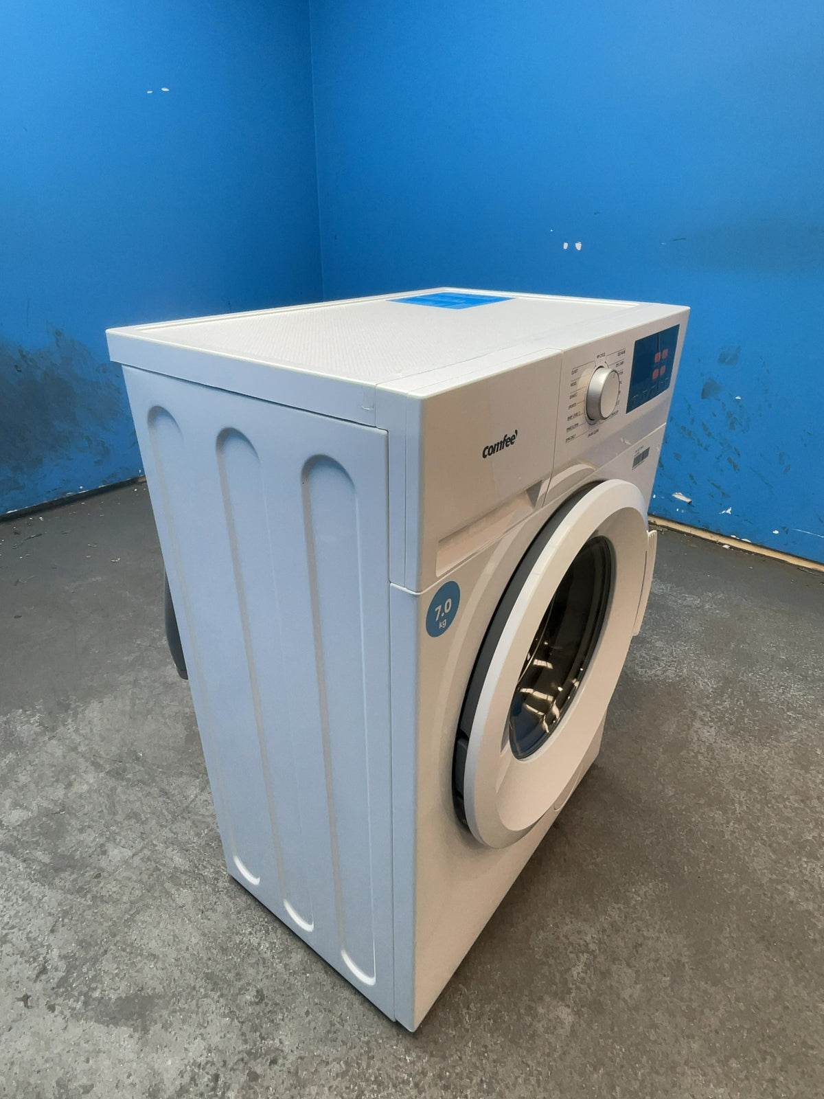 #GRC-166-232 - Comfee 7kg 1200rpm Washing Machine – Steam Wash & 15 Min Quick Cycle, White