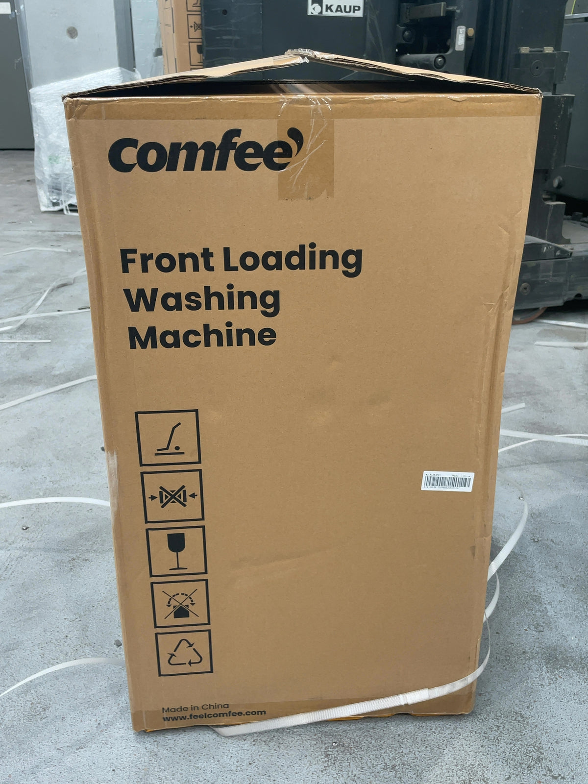 #GRC-166-287 - Comfee 7kg 1200rpm Washing Machine – Steam Wash & 15 Min Quick Cycle, White