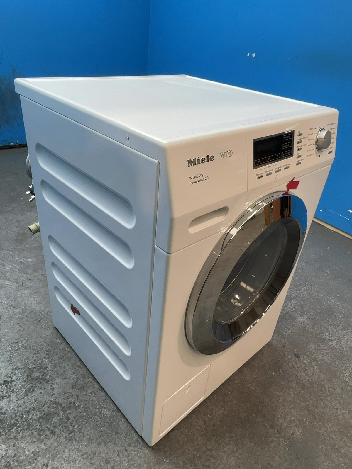 #GRC-166-365 - Miele Washer Dryer – 7kg Wash / 4kg Dry, 1600rpm, PowerWash 2.0 & Steam, Lotus White
