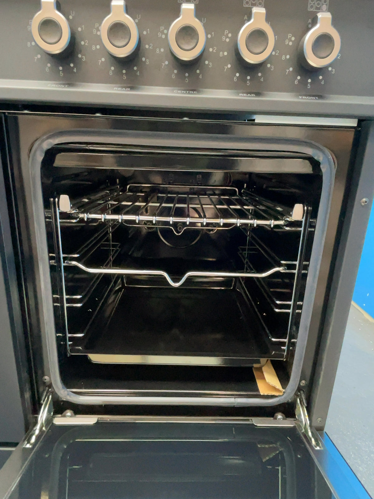 #GRC-166-411 - Bertazzoni Professional 100cm Induction Range Cooker – 123L Capacity, 5 Zones, Electric Double Oven, Carbonio Matte Black