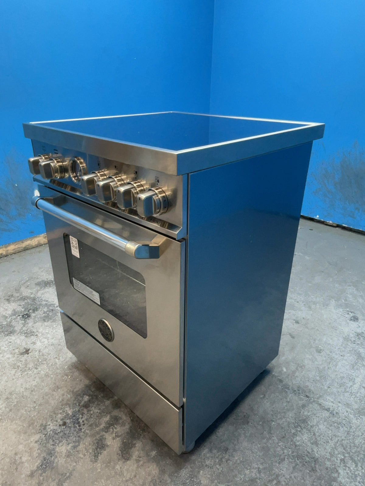 #GRC-166-412 - Bertazzoni Master Series 60cm Electric Range Cooker – 69L Capacity, 4 Zone Induction Hob, Stainless Steel