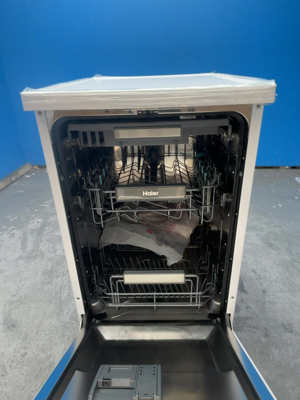 #GRC-166-447 - Haier I-Pro Shine 5 45cm Slimline Dishwasher – 11 Place Settings, WiFi Connected, White