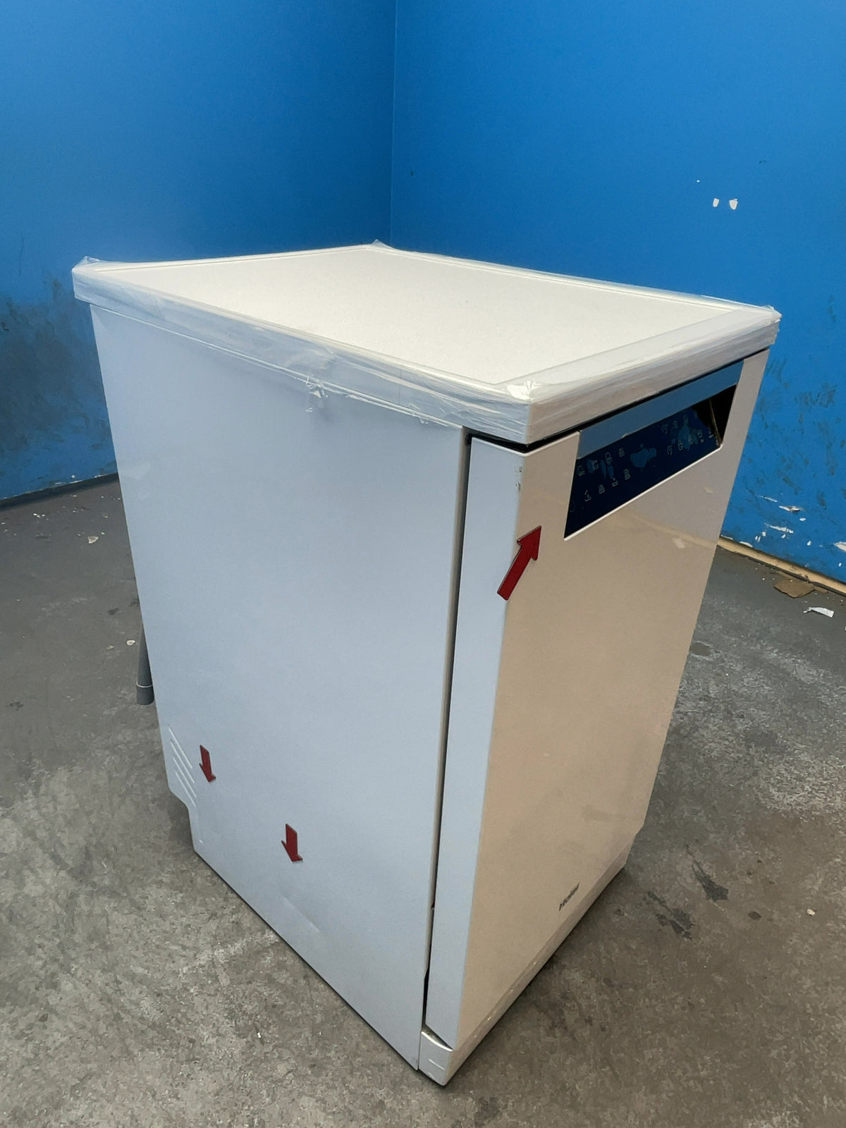 #GRC-166-447 - Haier I-Pro Shine 5 45cm Slimline Dishwasher – 11 Place Settings, WiFi Connected, White