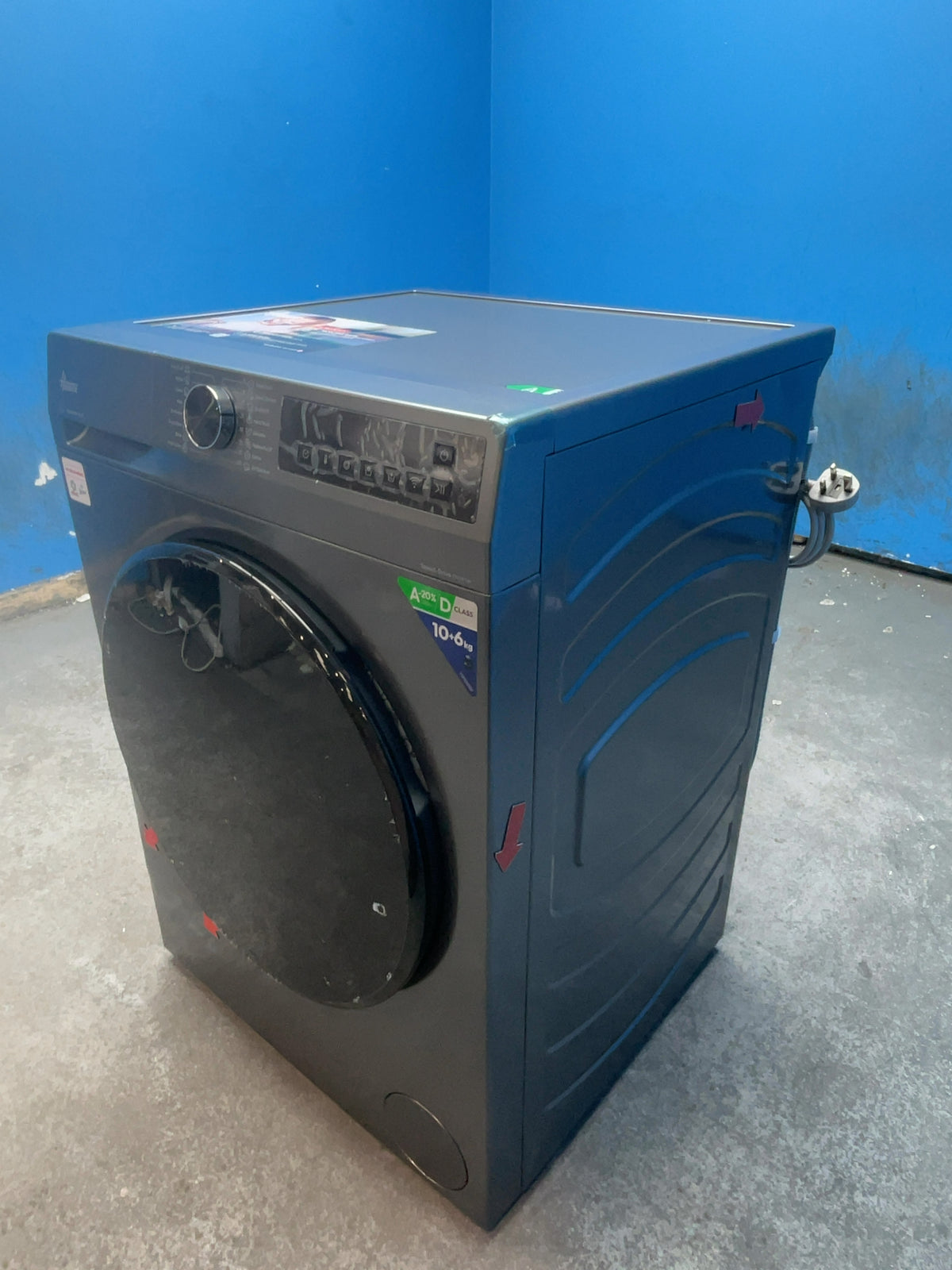 #GRC-166-462 - Hoover Pro Wash Series 3 Washer Dryer – 10kg/6kg, 1400rpm, WiFi, Graphite