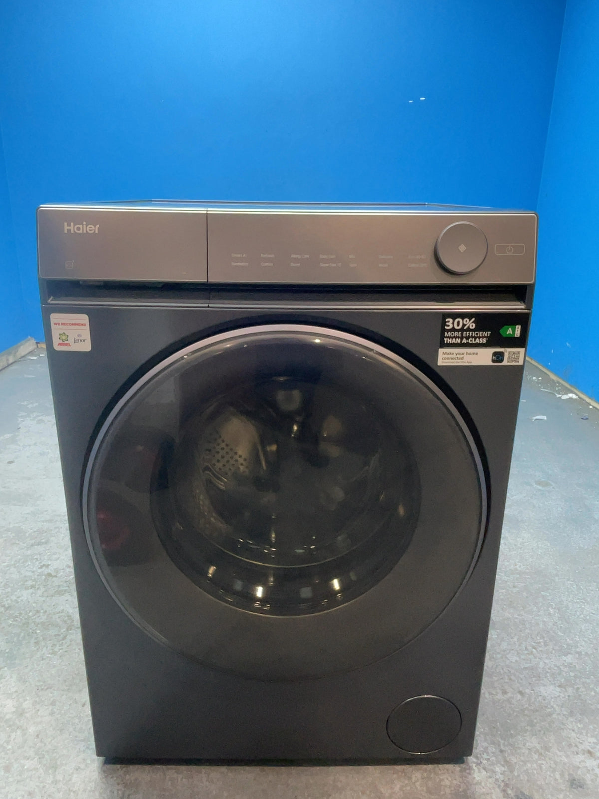#GRC-166-487 - Haier 10kg 1400rpm Washing Machine – Direct Motion Motor, Graphite