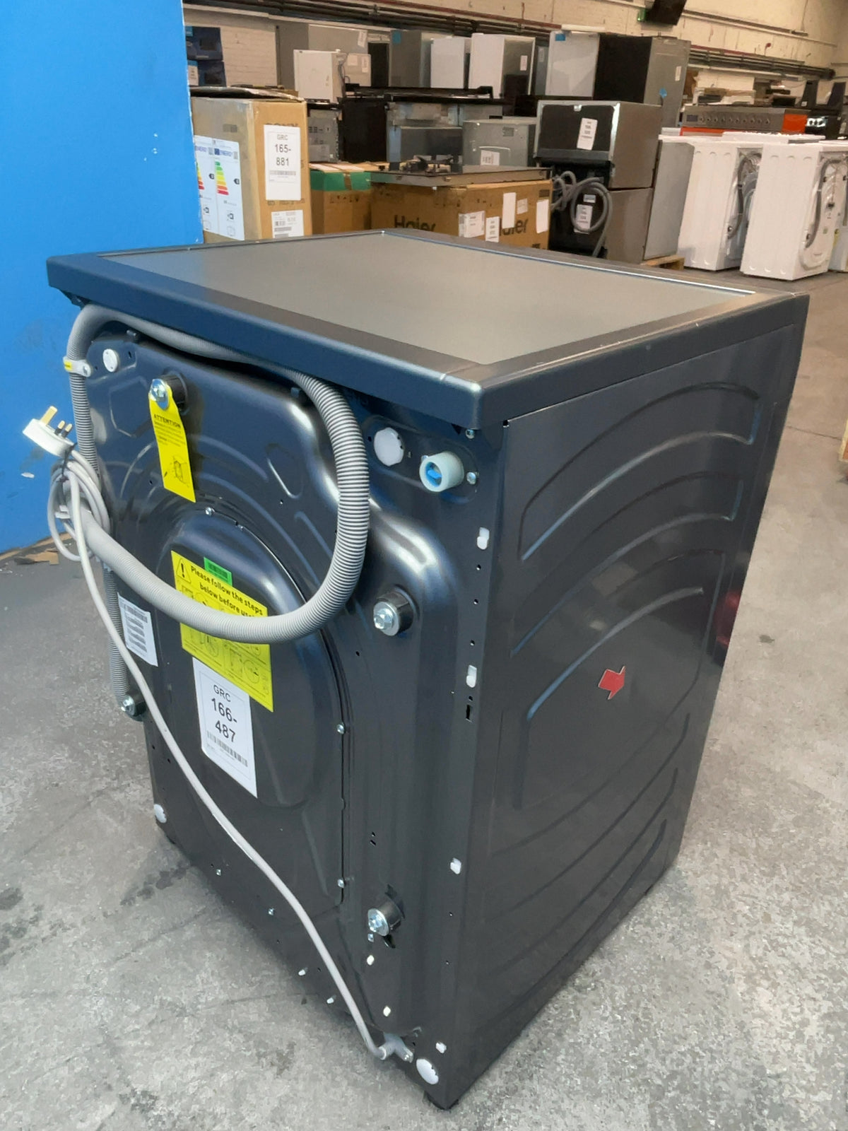 #GRC-166-487 - Haier 10kg 1400rpm Washing Machine – Direct Motion Motor, Graphite